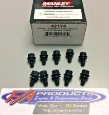 Manley 42174 Small And Big Block Chevy Black Oxide Timing Cover Bolt Set Of 10