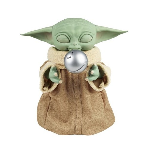Star Wars The Mandalorian Galactic Snackin' Grogu Animatronic Action Figure-NEW - Picture 11 of 12