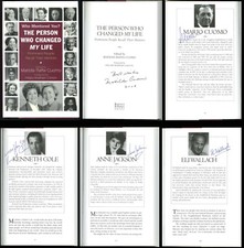 Eli Wallach Cuomo Multi SIGNED Who Mentored You? HC 1st Ed PSA/DNA AUTOGRAPHED