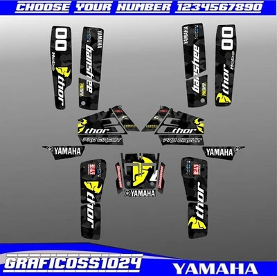 Yamaha Banshee 350 Full Graphics Kit Aufkleber Decals ATV - Bild 1 von 4