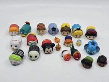 Mixed Lot of 21 Tsum Tsum Figures Moana Alice Princesses Stitch NBX Disney
