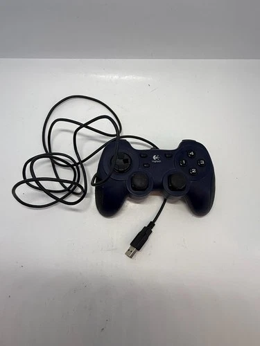Logitech Dual Action G-UF13A Gamepad Controller USB Navy Blue **Free Shipping**