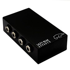 4 Wege Patchbay/Patchbox (TRS) mit Ground DIP Schaltern - Lazy Bear Effekte