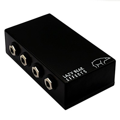 4 Wege Patchbay/Patchbox (TRS) mit Ground DIP Schaltern - Lazy Bear Effekte