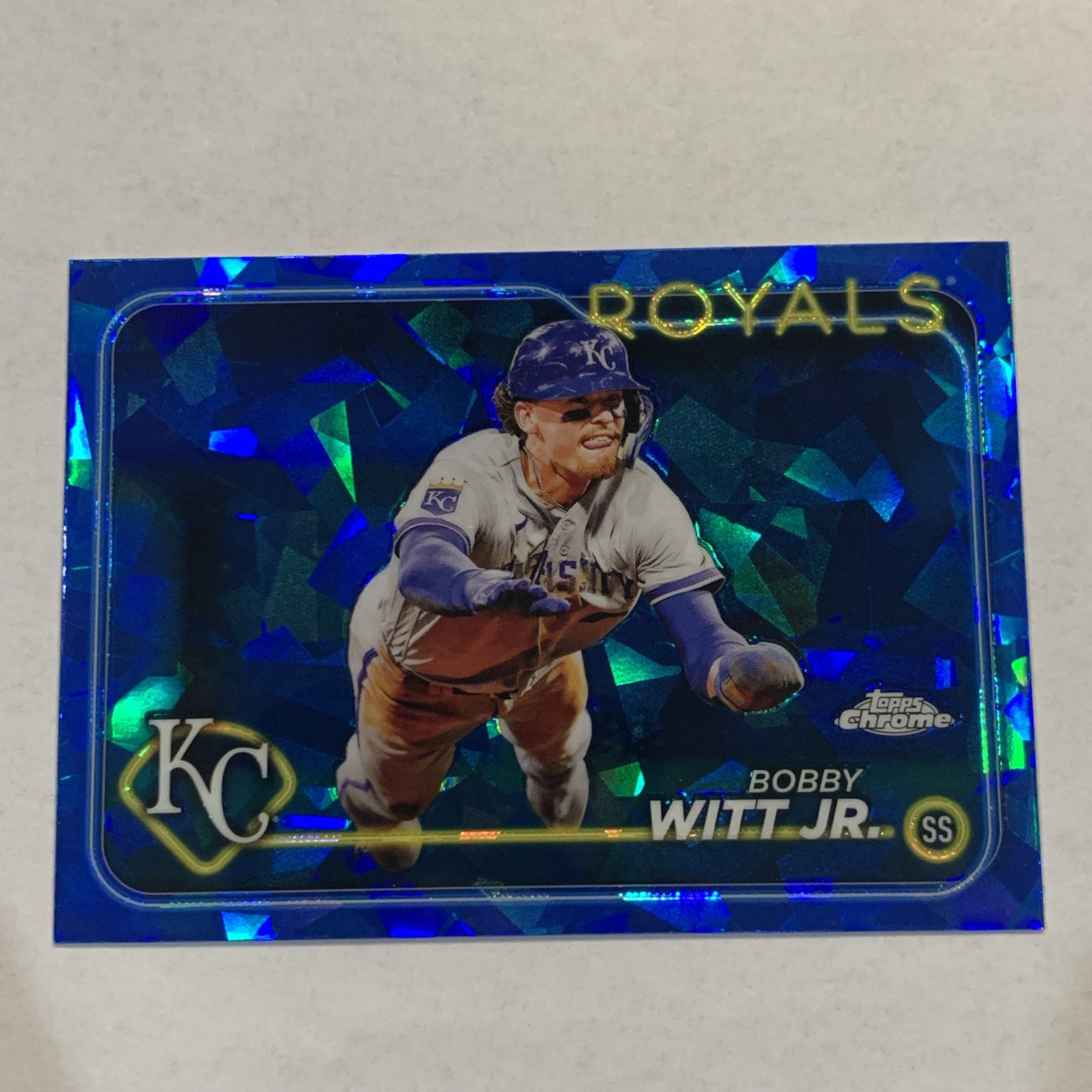 2024 Topps Chrome Sapphire Edition Bobby Witt Jr #254 Kansas City Royals