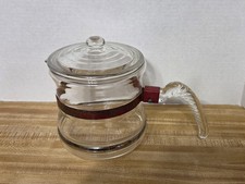 Vintage GLASS PERCOLATOR Coffee Pot MCKEE RAN...