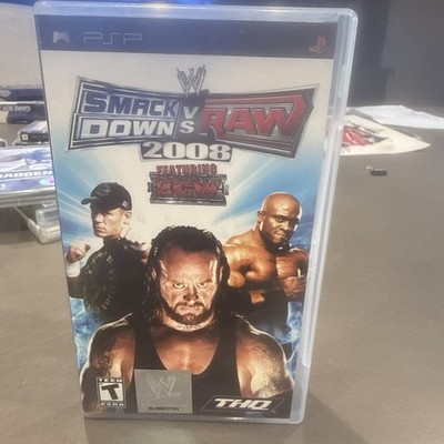 Wwe Smackdown Vs. Raw 2008 - PlayStation PSP) CIB Complete w/ Manual untested