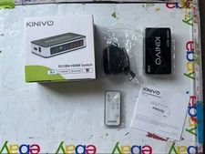 Kinivo 501BN HDMI Switch with Remote New Open Box