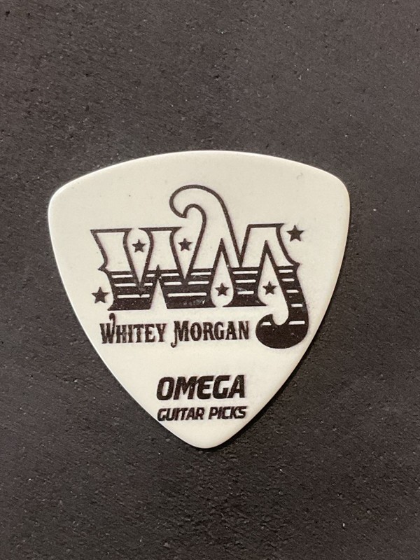 Whitey Morgan Single Sided Logo Guitar Pick (R)