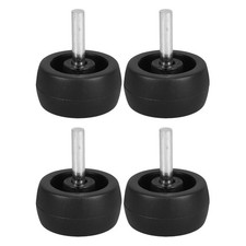 Lot de 3 roues de base de parapluie patio pièces de rechange fournitures d'extérieur plage