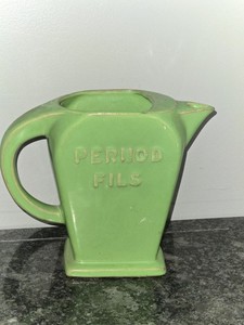 Vintage Pernod Son 45 French Pitcher 6.5" Tall