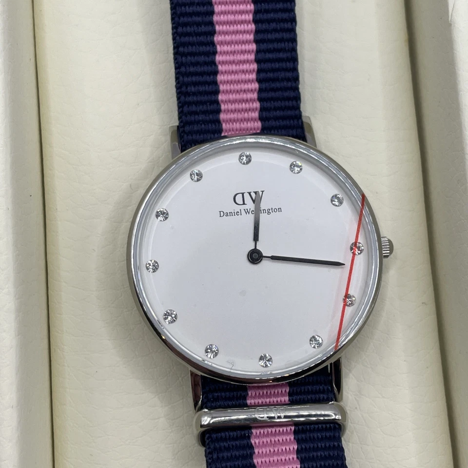 Daniel Wellington Silver Watch Classic Winchester With DIAMONDS 34mm Womens - image 2 of 4