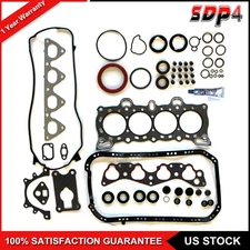 Graphite Head Gasket Set For 91-95 Honda Civic del Sol 1.5L SOHC D15B7
