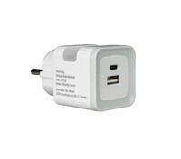 Vgtech Ladesteckdose Mit Usb A+C Weiss