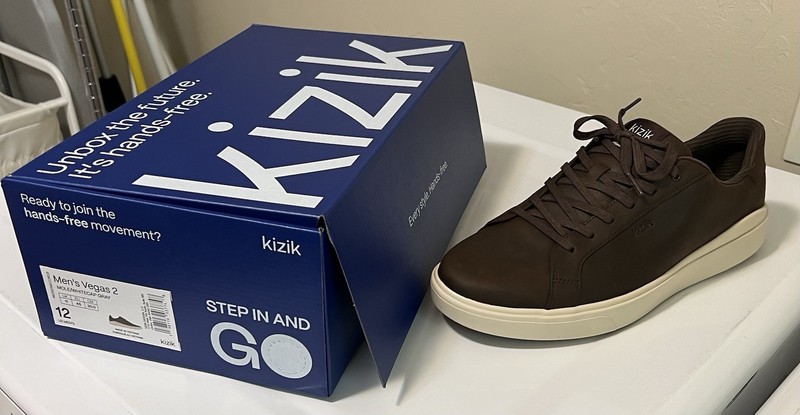 Left Shoe Only , Kizik Men’s Vegas 2 Size 12. Brand New, Never Worn