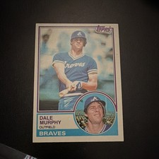 Topps Dale Murphy Atlanta Braves MLB Baseball 1983 Base Set Card #760