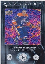 2024/25 UD..CONNOR McDAVID..PLAYLIST..SPECKLED..# PL-5..OILERS..COMBINED SHIP