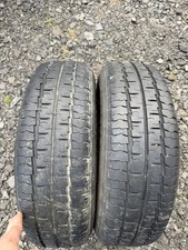 2x FORD TRANSIT MK6 15" STEEL WHEELS + 195 70 15 TYRE 2001-2013