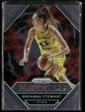2021 Panini Prizm WNBA #16 Breanna Stewart Fireworks