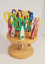 Craft Scissors - Scrapbooking Decorative Edge- Set of 12 with Stand - Art