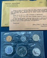 1960-Lg. Date Cent-US Mint Proof Set-Flat Pack Envelope-OGP-38 Sets Available