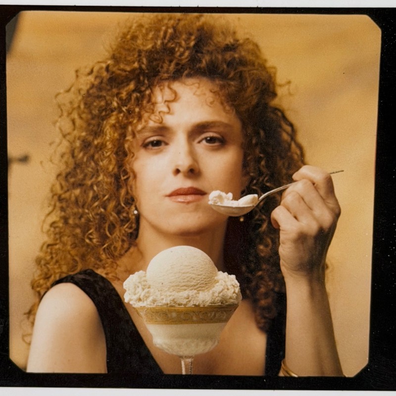 1992 Bernadette Peters Breyers Ice Cream Commercial Polaroid Promo Photo