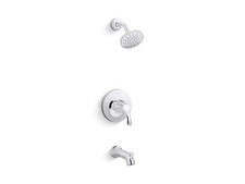 KOHLER TS273914GCP Simplice RiteTemp Bath and Shower Trim Set with SingleFunc...