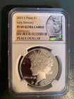 :2023-S SAN FRANCISCO SILVER PEACE DOLLAR NGC PF69UC ULTRA CAMEO HIGHEST GRADES