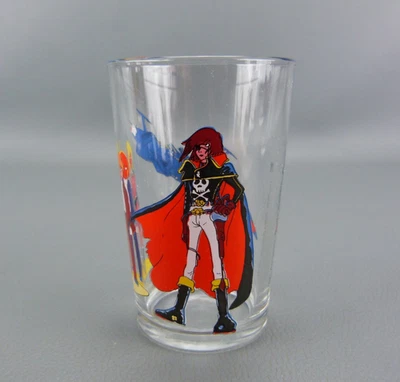 Verre à moutarde sérigraphié, ALBATOR, TOEI-GINGA KIKAKU Antenne 2, 1979. - Photo 1/4