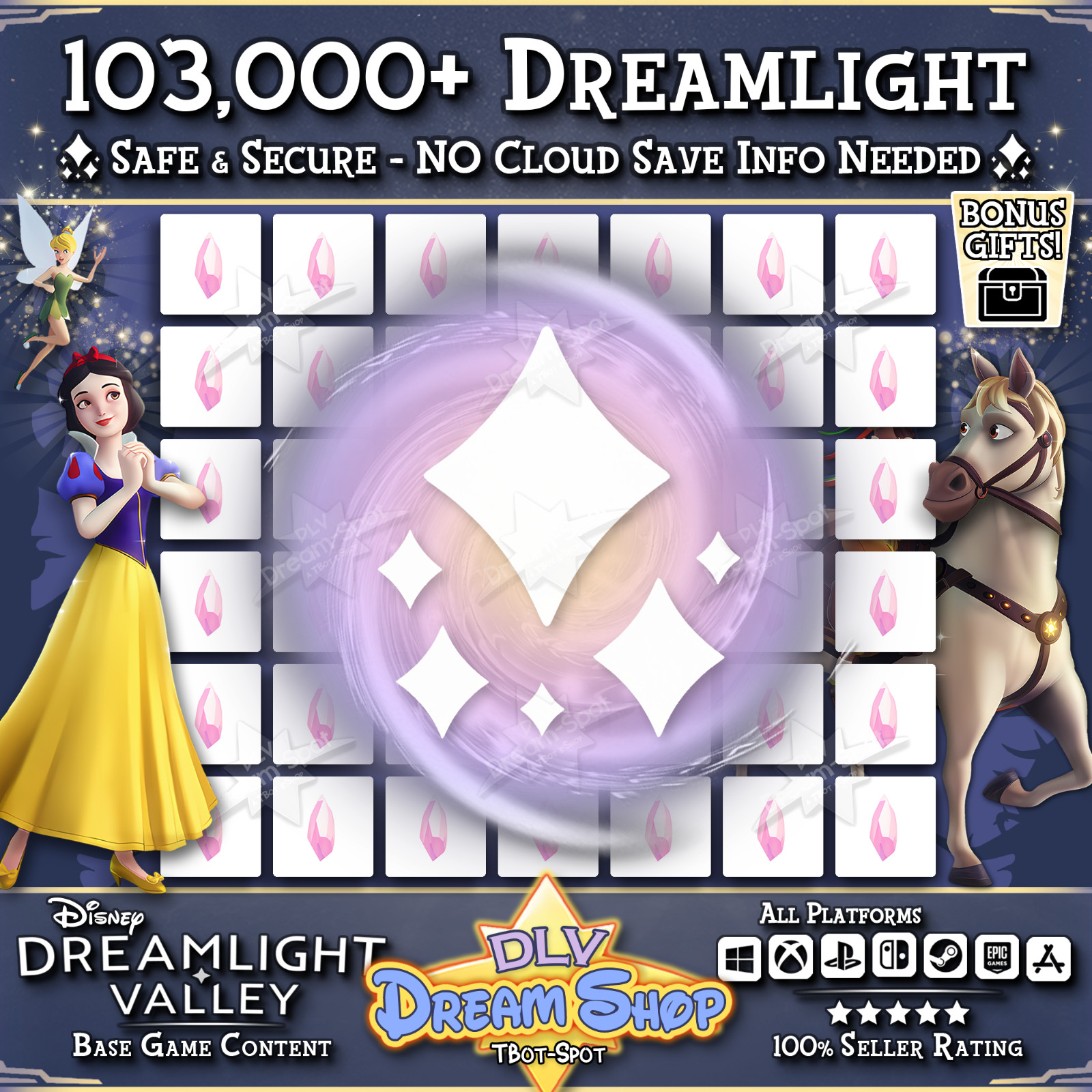 Disney Dreamlight Valley 103.000+ Dreamlight Dream Shard Crafting