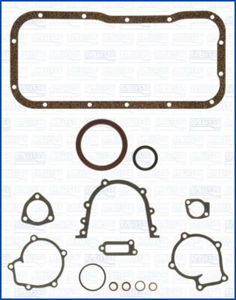 Ajusa Dichtungssatz KurbelgehäUse 54069800 FüR Nissan Sunny Serena 2 N13 B12 P11-image