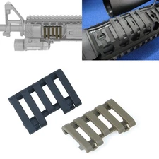 Tactical 5 Slot Rail Cover With Wire Loom Flashlight Gun Accessories Picatinny