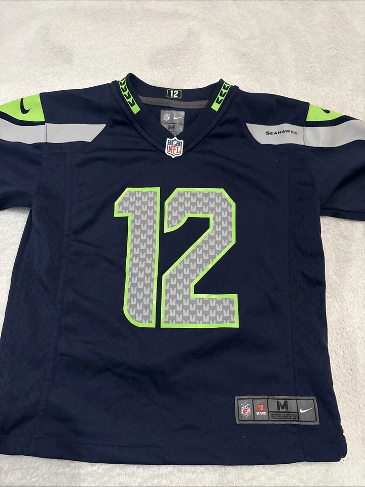 Camiseta deportiva juvenil Seattle Seahawks 12th Man talla M NFL Foto 2 de 4