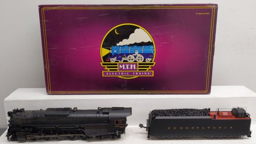 Locomotora de vapor y licitadora MTH 20-3160-2 Pennsylvania J-1 2-10-4 con PS2 (2 rieles) | Zustand: Used