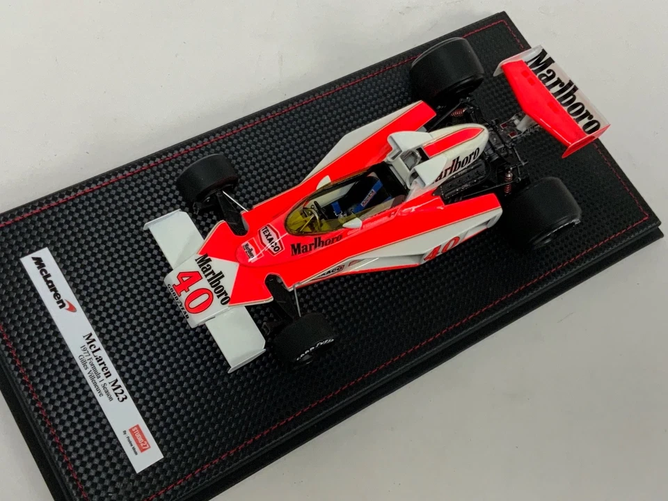 1/20 Studio 27 McLaren M23 1977 Formula 1 Stagione Di Gilles Ville Diecast ABG82 - Immagine 2 di 4