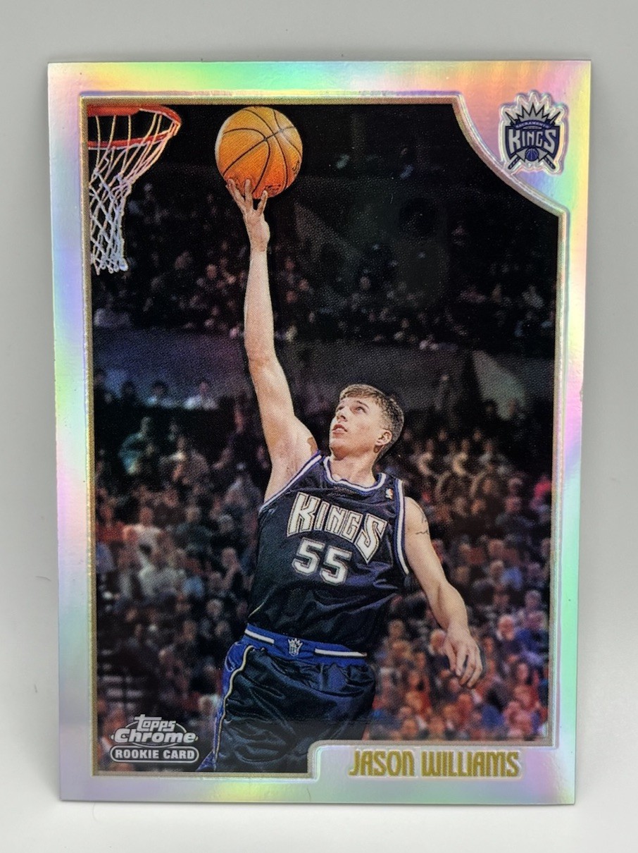 1998-99 Topps Chrome Jason Williams Rookie RC Refractor #153 Sacramento Kings 🔥