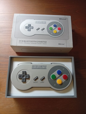 Original 8 bitdo SF30 Super Nintendo Bluetooth Gamepad Controller BT SNES #1