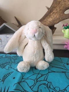 Jellycat Súper Raro 1ª Generación Pequeño Tímido Conejito Crema con Bigotes