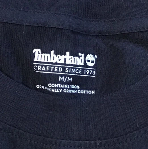 New Timberland Men’s 100% AUTHENTIC S/S T-shirt size Medium M Black/ White Wu - Image 3 of 3