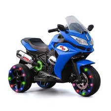 12VKids Electric motorcycle Kids electric toys Children Battery Motor Bikes Blue