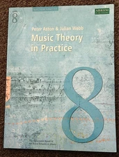 ABRSM Music Theory in Practice Grade 8 – Peter Aston & Julian Webb VGC Workbook