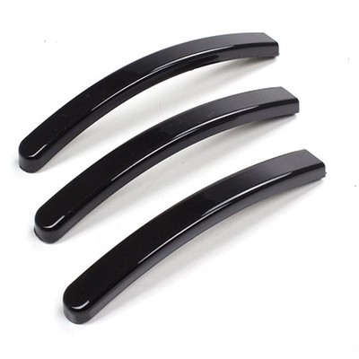 Front Footwell Panel Trim Set Black Front Headlight Fairing Painted ABS Scooter