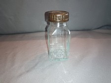 Alt Vorratsglas Glasbehälter Gerrix mit Schraubdeckel Bakalit 50 er klein