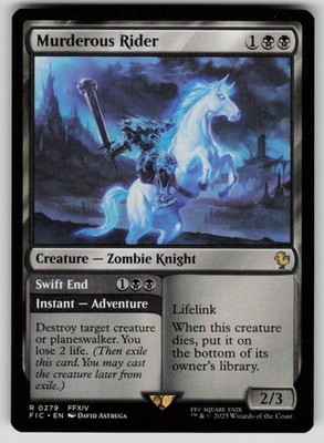 Murderous Rider Rare Commander: FINAL FANTASY 279 MTG Near Mint 2025
