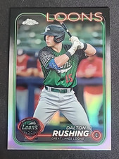 2024 TOPPS PRO DEBUT DALTON RUSHING CHROME # PDC-176 PRE-OWNED