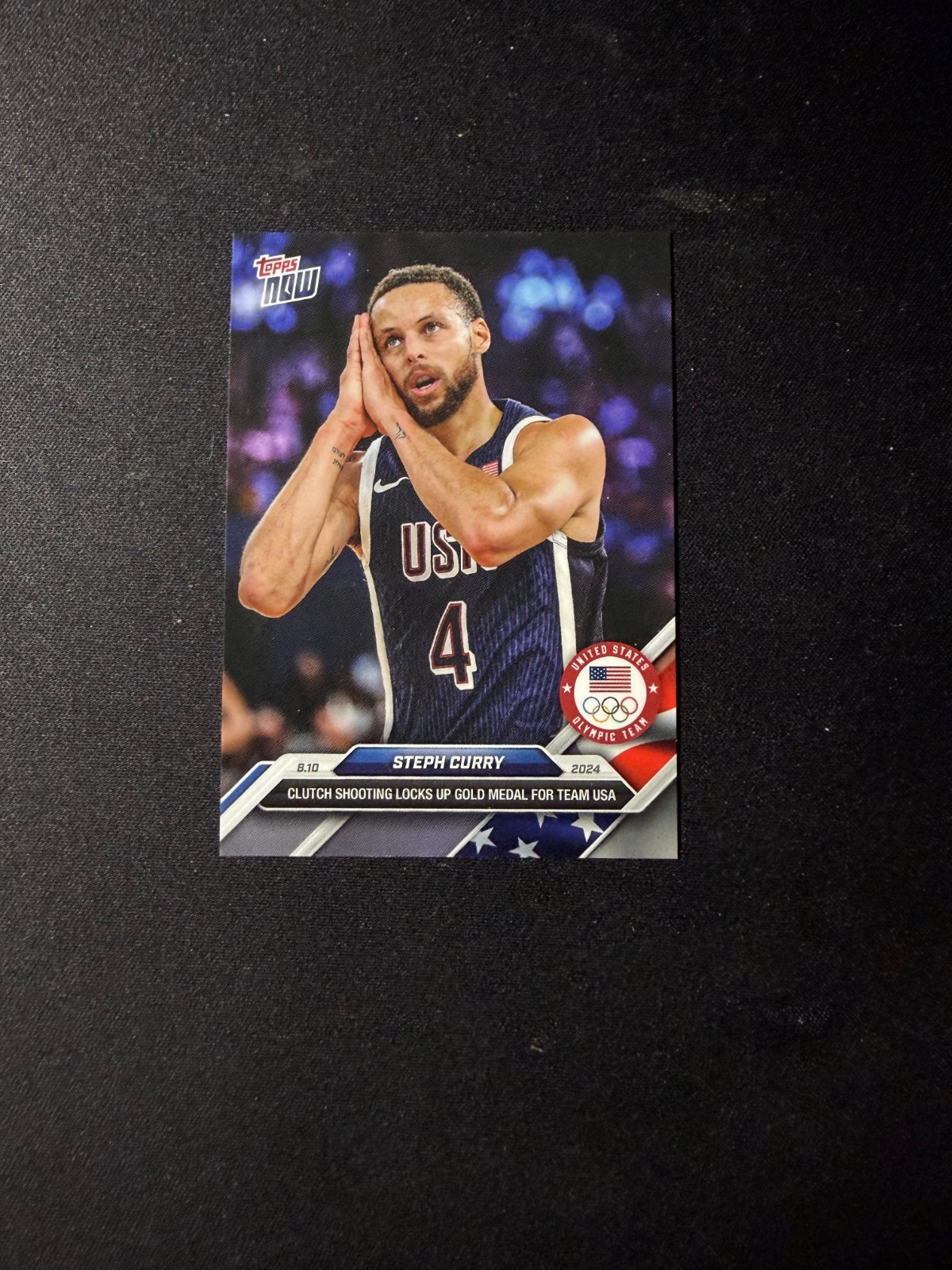 2024 Topps Now Olympic / Paralympic Games #27 Steph Curry