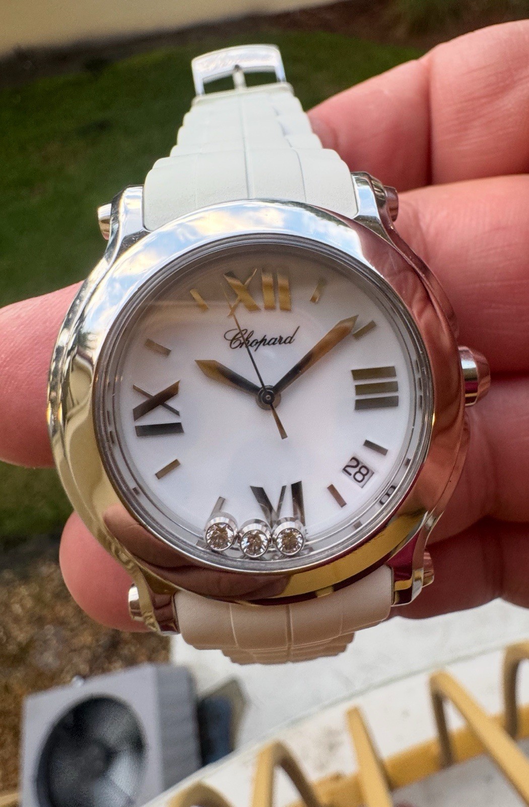 HAPPY MODEL SPORT (8475)  CHOPARD 35.5MM QUARTZ GENUINE - vintagewatches.pk