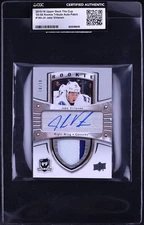 2015 Upper Deck The Cup '05 Jake Virtanen ROOKIE PATCH AUTO 10/10 CGC AUTH