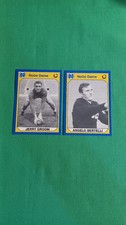 1990 Collegiate Collection Notre Dame (2) Jerry Groom & Angelo Bertelli Football