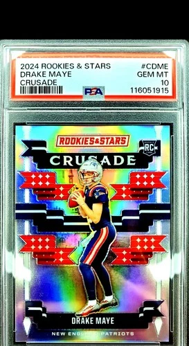 2024 Panini Rookies & Stars - Crusade Drake Maye #C-DME Silver (RC)